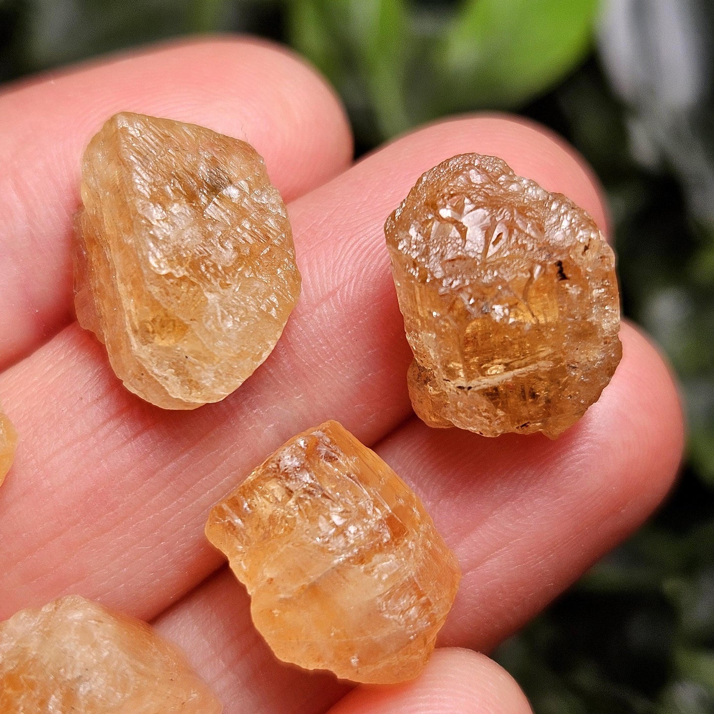 Etched Golden Topaz Crystal 2