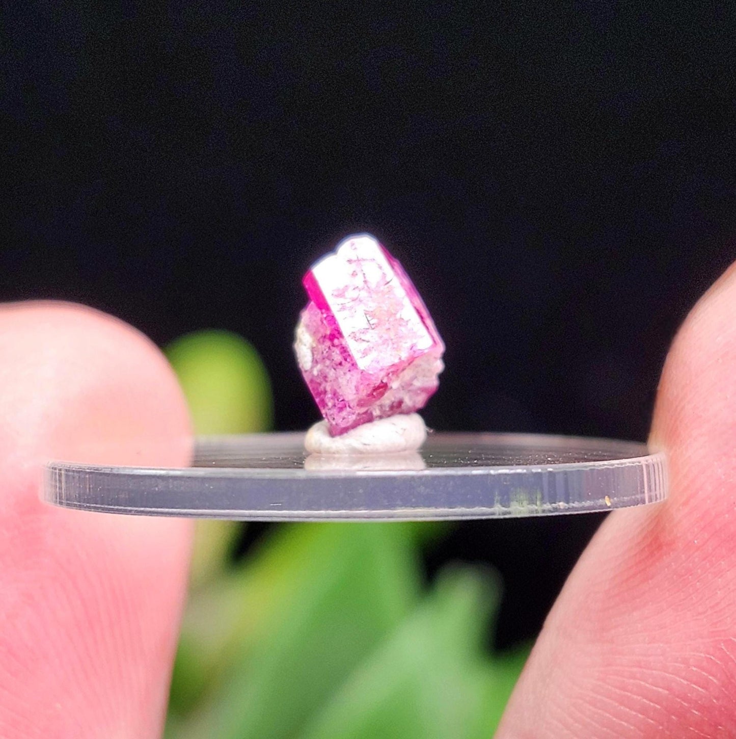 Bixbite Red Beryl Crystal from Utah 1.2ct, Red Emerald Gemstone