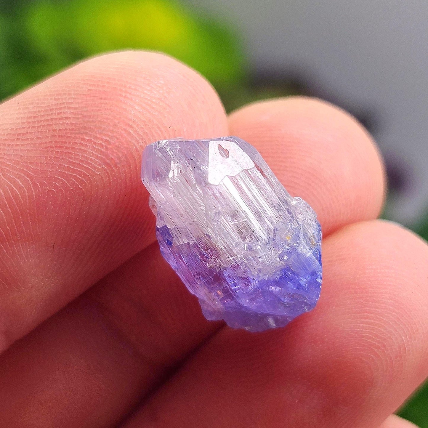 Tanzanite Crystal 2.2g, Raw Bicolor Tanzanite, Terminated Gemstone Specimen