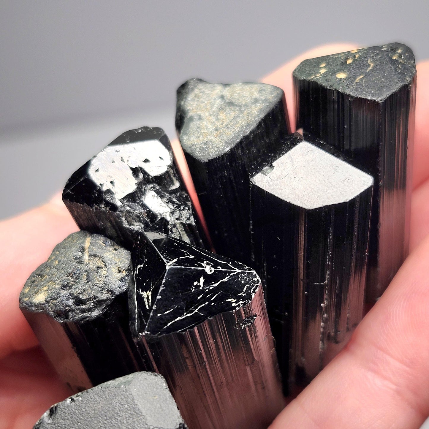 Terminated Black Tourmaline Crystal (1.25"+), Raw Tourmaline Stone Specimen
