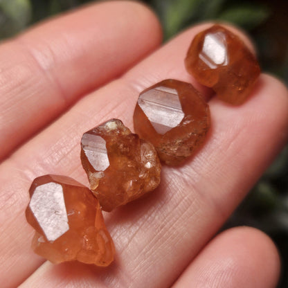 Spessartine Garnet Crystal, Raw Naturally Terminated Orange Garnet Specimen