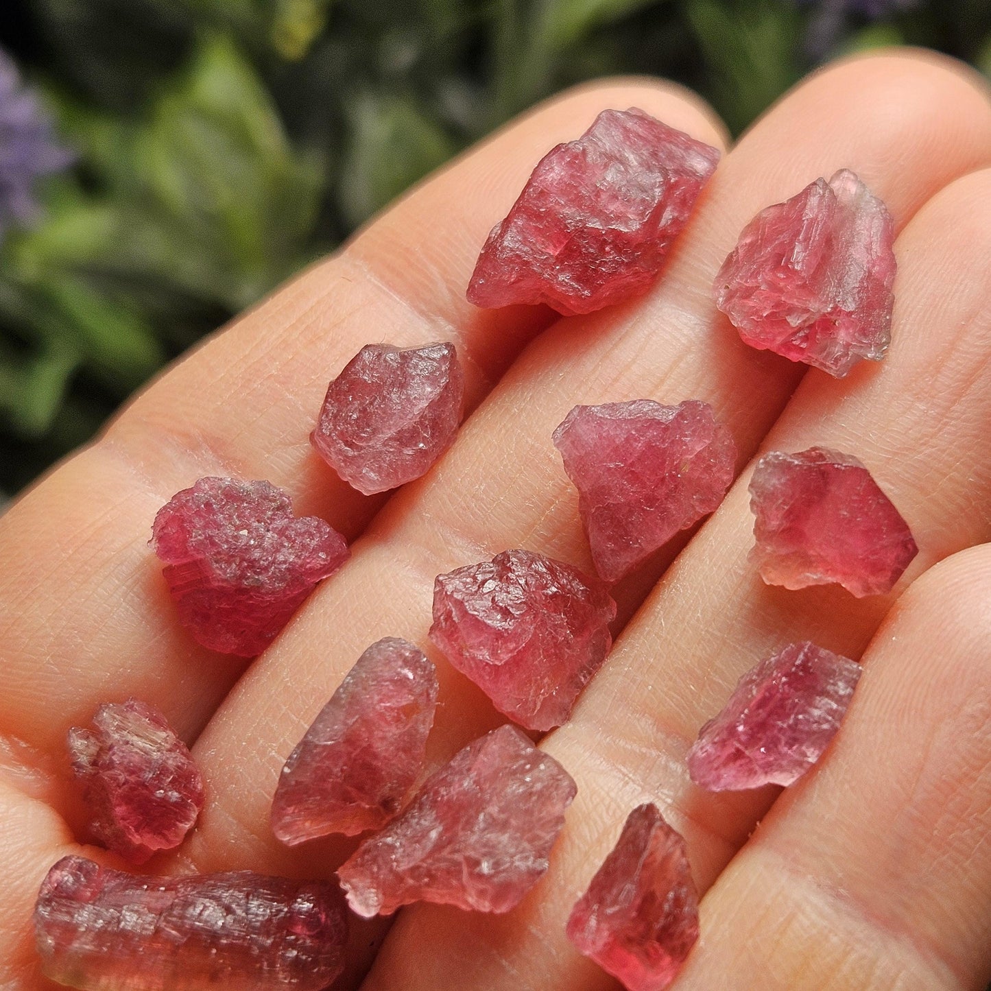 Pink Tourmaline, Raw Crystal from Brazil, Natural Raspberry Pink Tourmaline Specimen