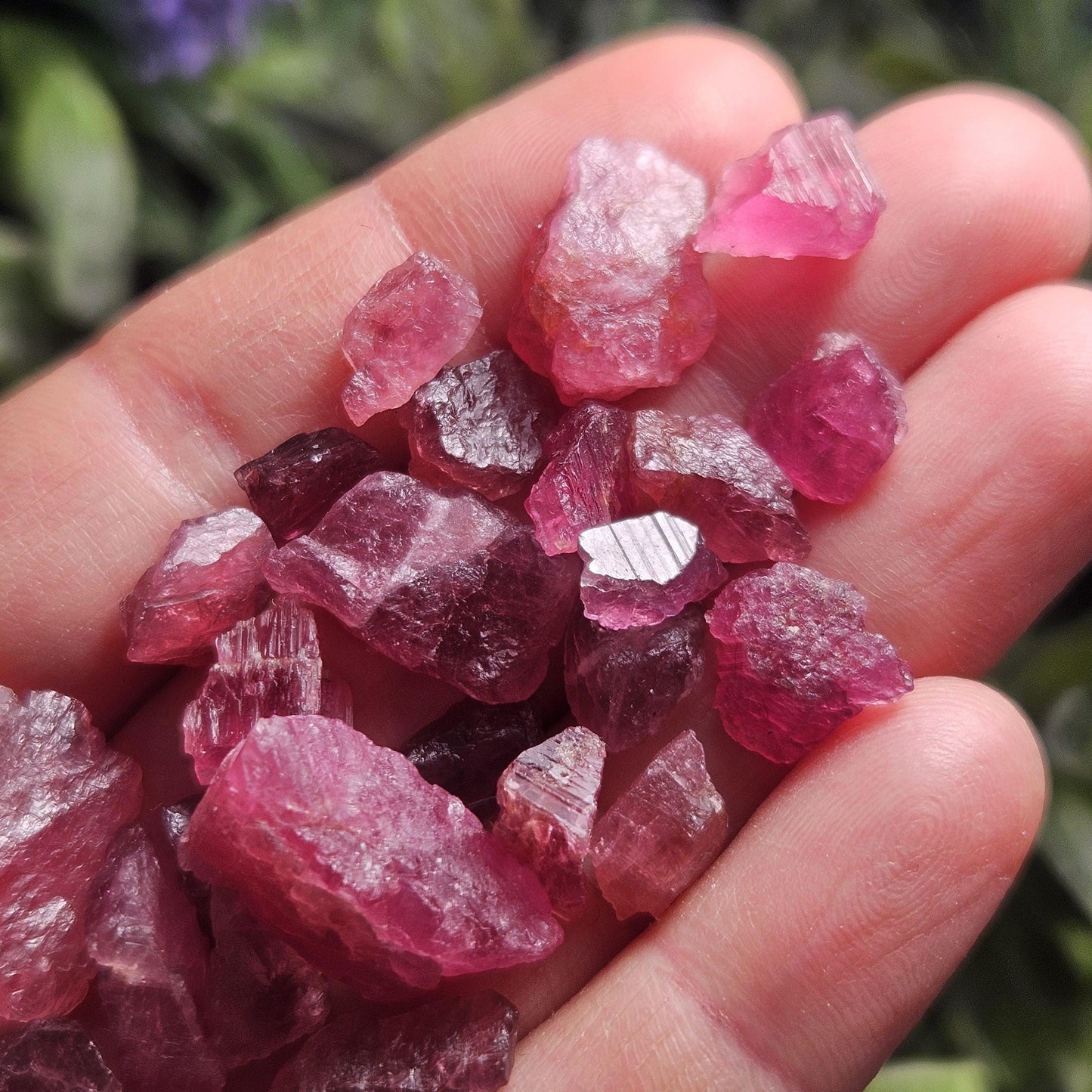 Pink Tourmaline, Raw Crystal from Brazil, Natural Raspberry Pink Tourmaline Specimen