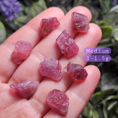 Pink Tourmaline, Raw Crystal from Brazil, Natural Raspberry Pink Tourmaline Specimen
