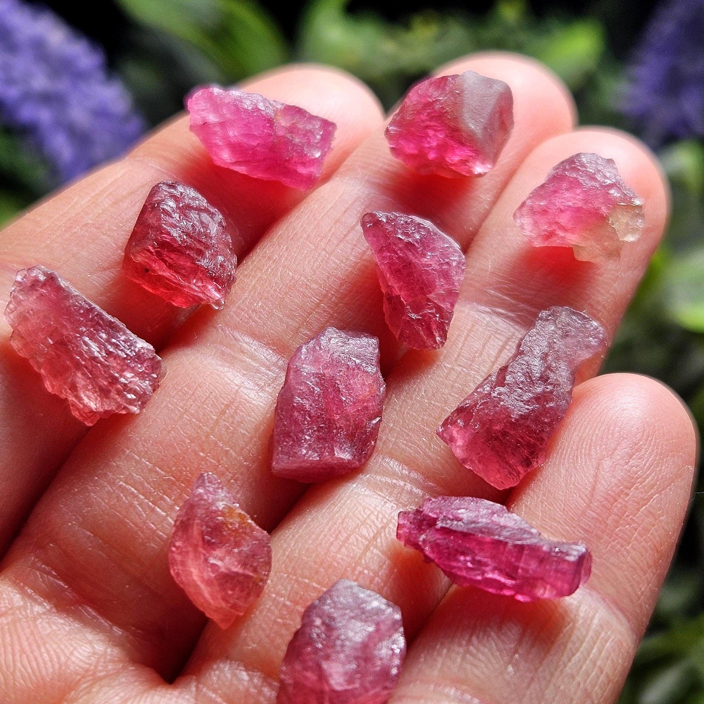 Pink Tourmaline, Raw Crystal from Brazil, Natural Raspberry Pink Tourmaline Specimen