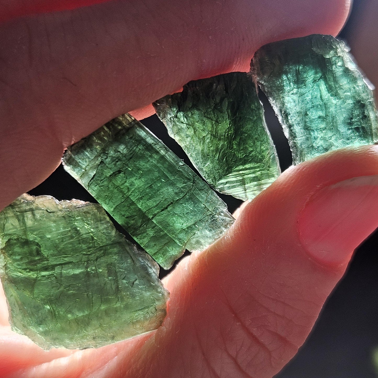 Chrome Green Tourmaline Crystal, Raw Natural Tourmaline from Brazil, Gem Quality Specimen