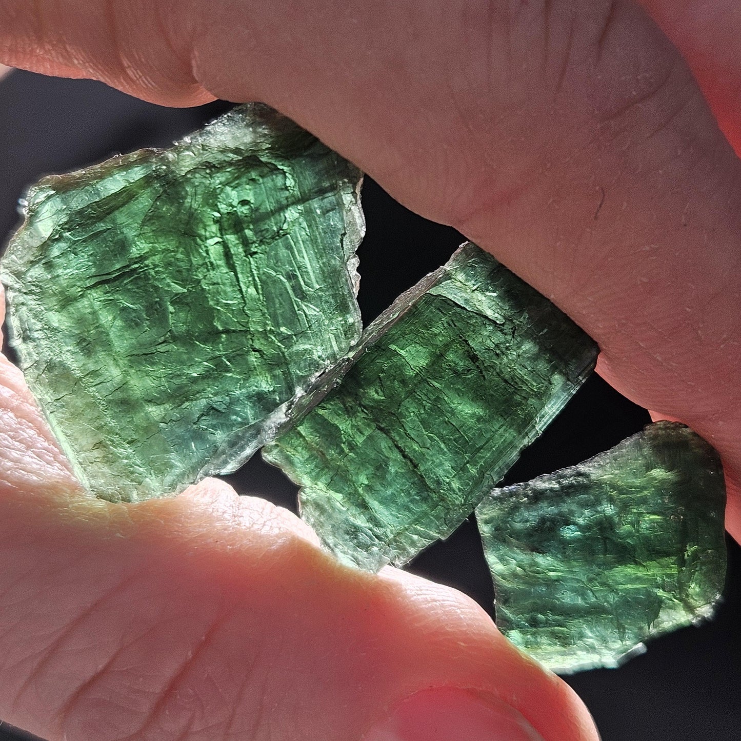 Chrome Green Tourmaline Crystal, Raw Natural Tourmaline from Brazil, Gem Quality Specimen