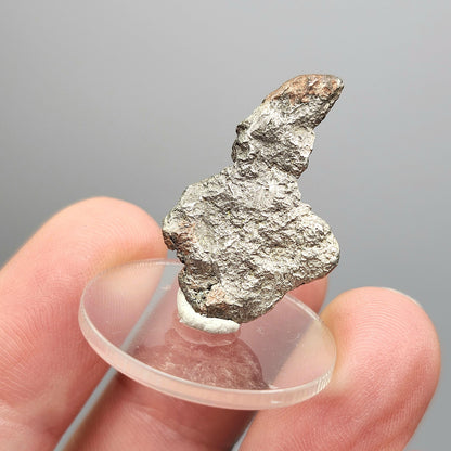 Native Silver Nugget 4g with Natural HOLE, Michigan "Halfbreed" Silver Ore