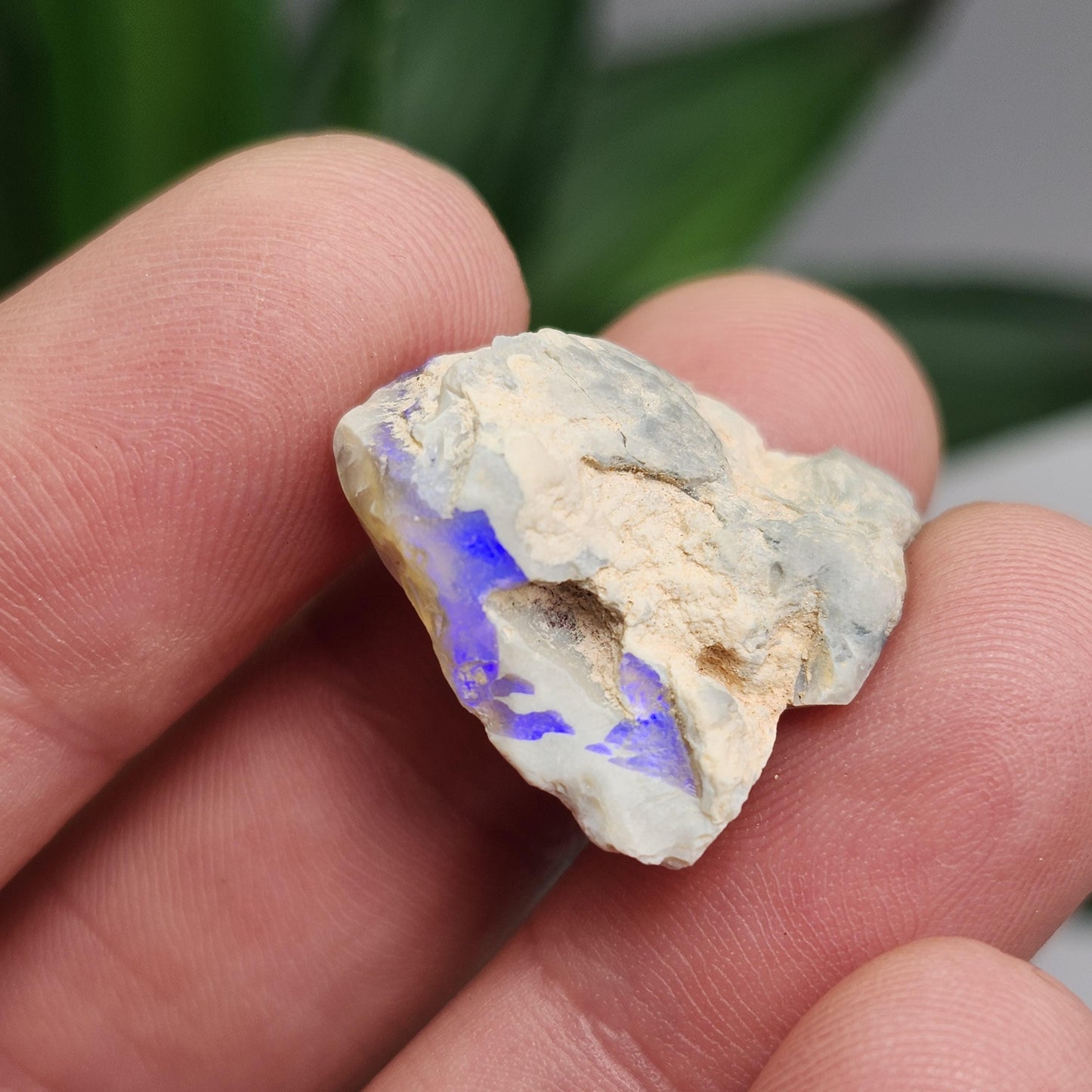 Australian Blue Opal from Lightning Ridge 2.83g, Opal Crystal Specimen from Australia