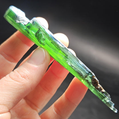 Vivianite Crystal 24.25g, Terminated Vivianite Blade Specimen from Brazil