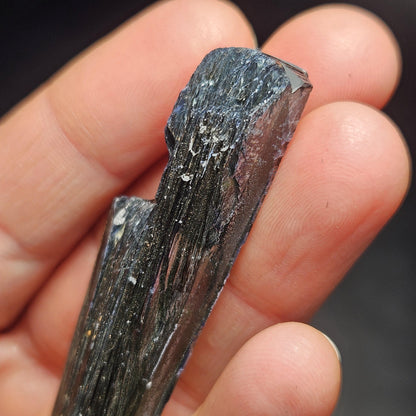 Vivianite Crystal 24.25g, Terminated Vivianite Blade Specimen from Brazil