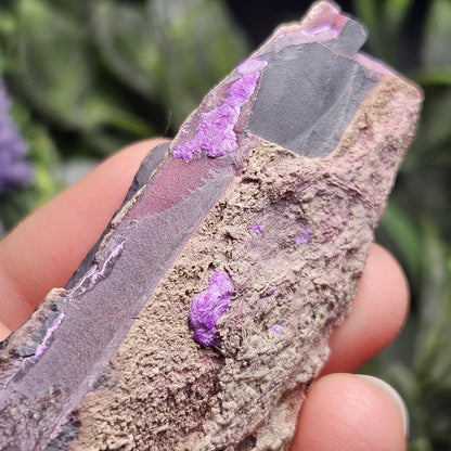 Fibrous Sugilite Specimen 75.95g, Raw South African Sugilite Crystal