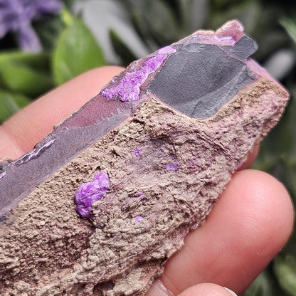 Fibrous Sugilite Specimen 75.95g, Raw South African Sugilite Crystal