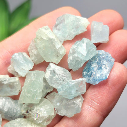 Aquamarine Crystal from Nigeria, Raw Aquamarine Beryl, Nigerian Mineral Specimen