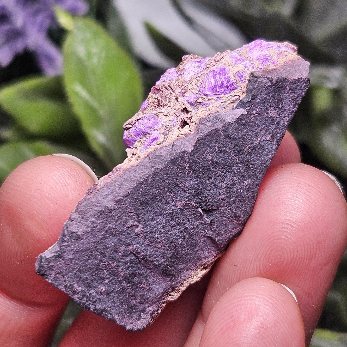 Fibrous Sugilite Specimen: Raw South African Sugilite