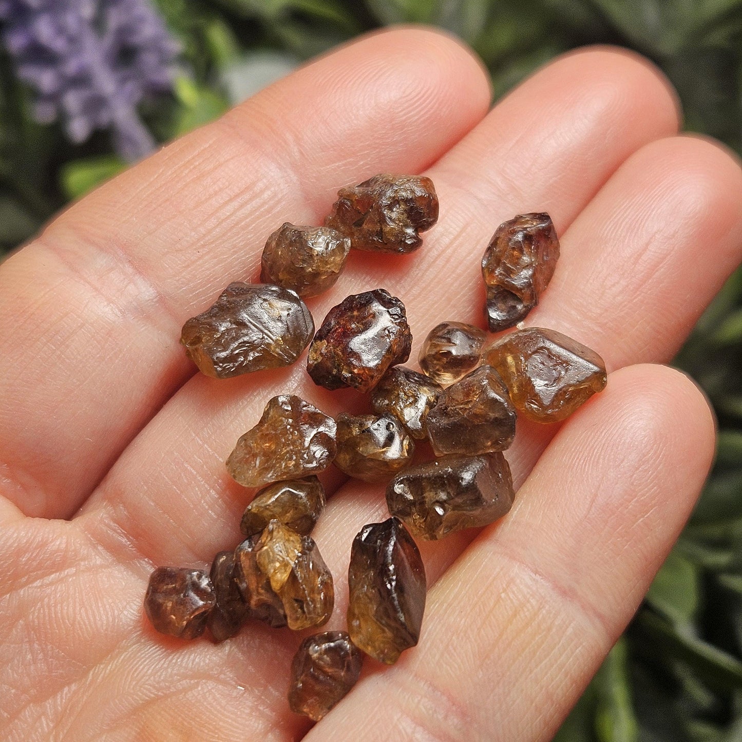 Champagne Zircon Crystal from Nigeria, Alluvial River
