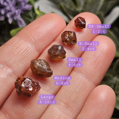 Champagne Zircon Crystal from Nigeria, Alluvial River