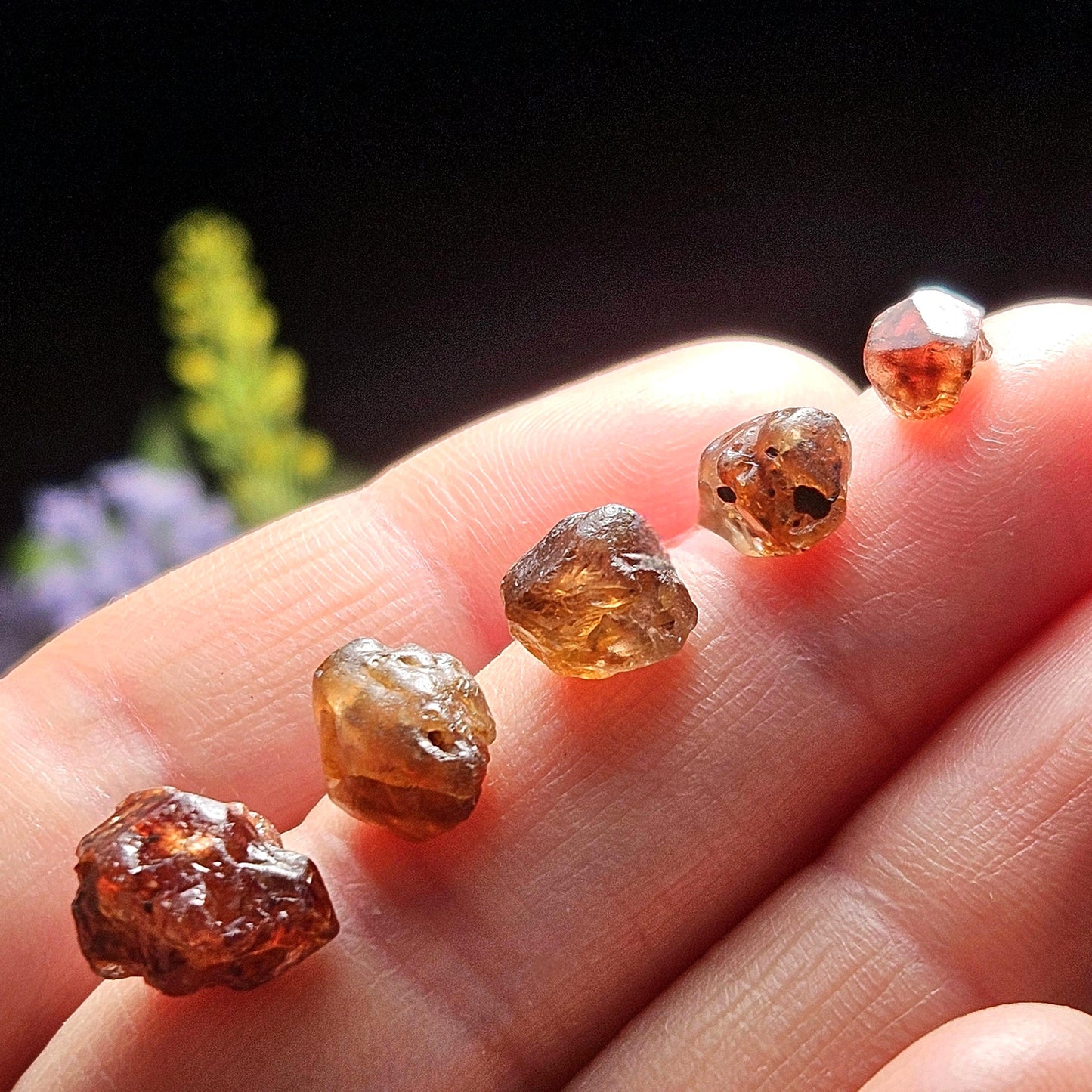 Champagne Zircon Crystal from Nigeria, Alluvial River