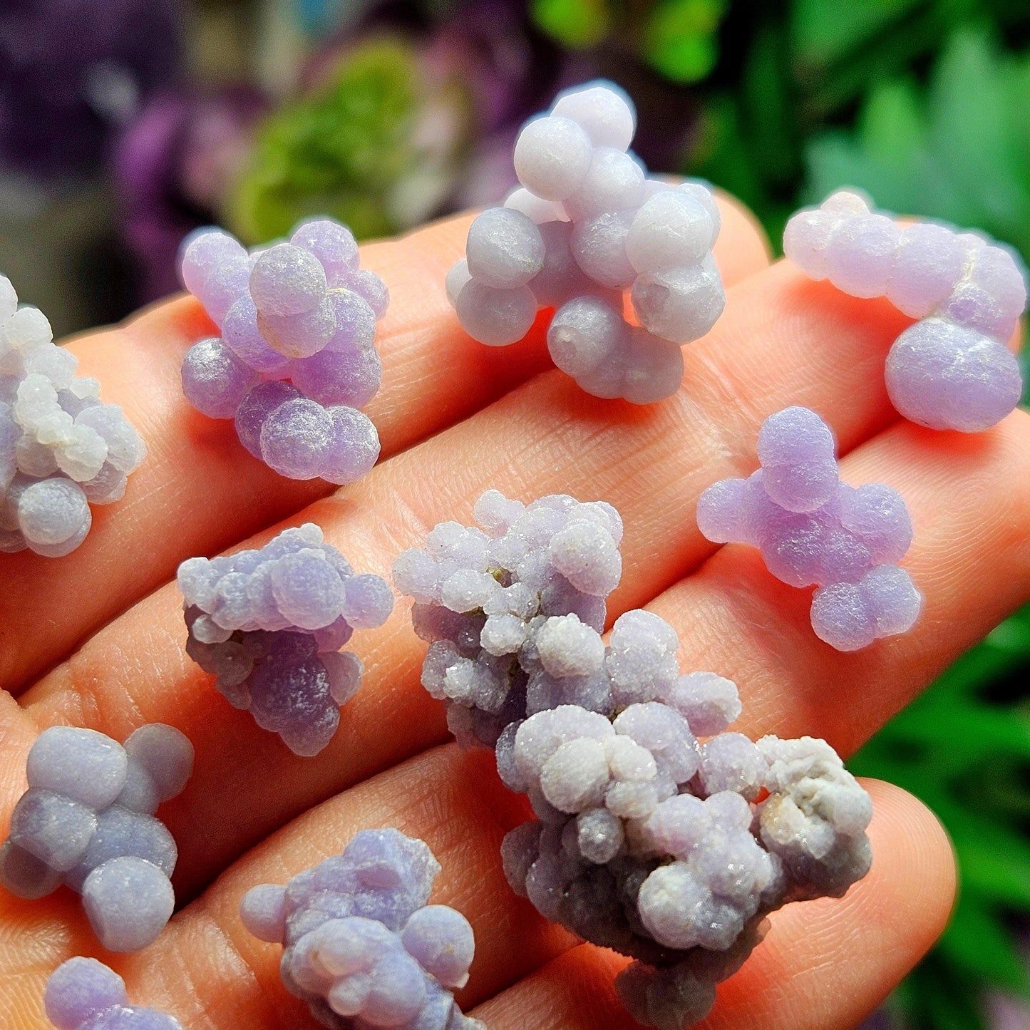 Grape Agate Cluster, Raw Grape Agate Specimen