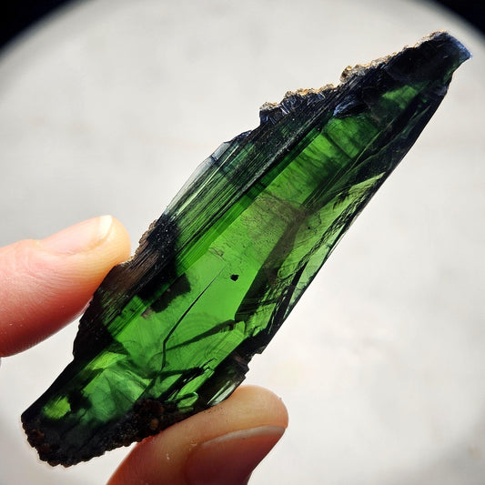 Vivianite Crystal 20.3g, Terminated Vivianite Blade Specimen from Brazil
