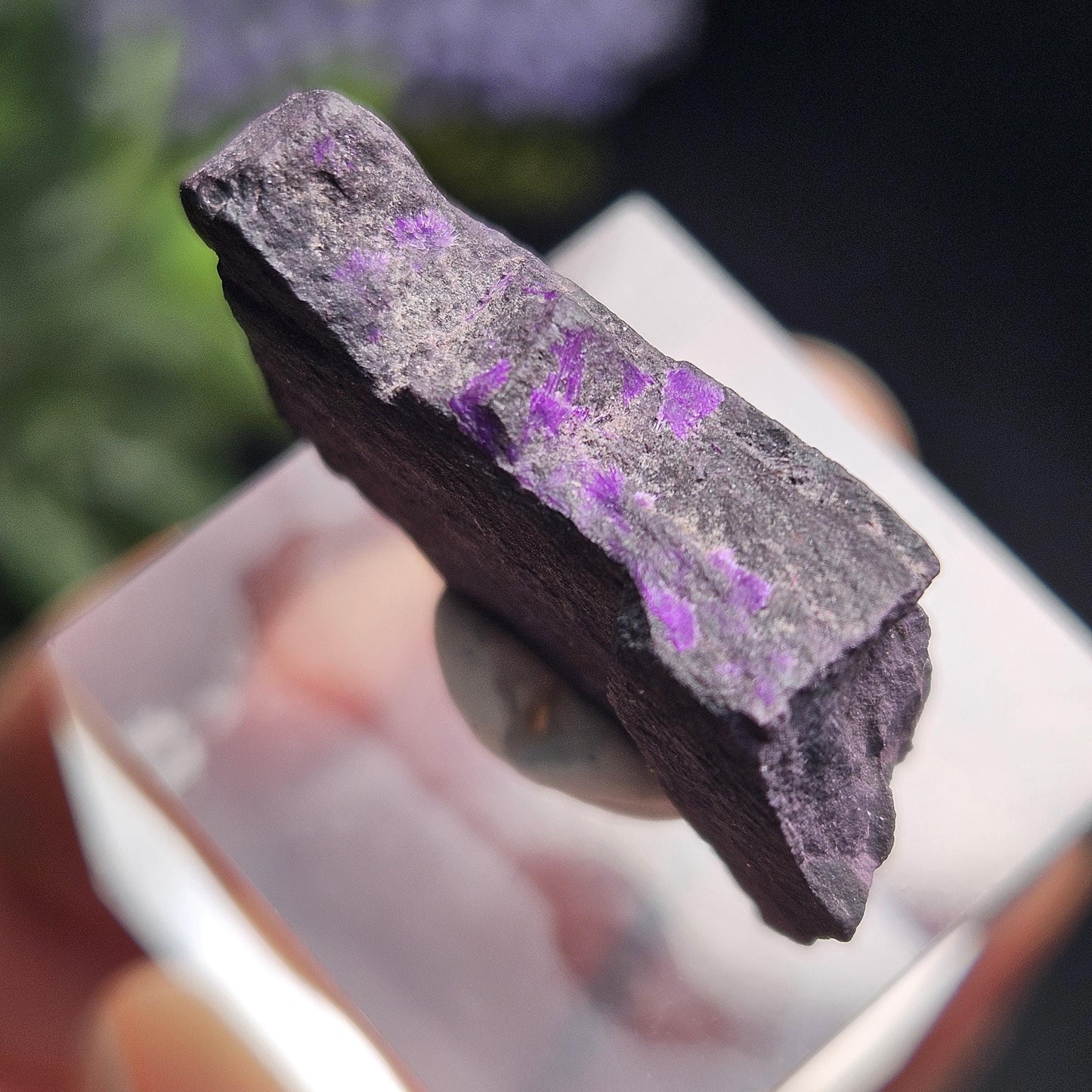 Sugilite Crystal 5.8g, Raw South African Purple Sugilite Stone