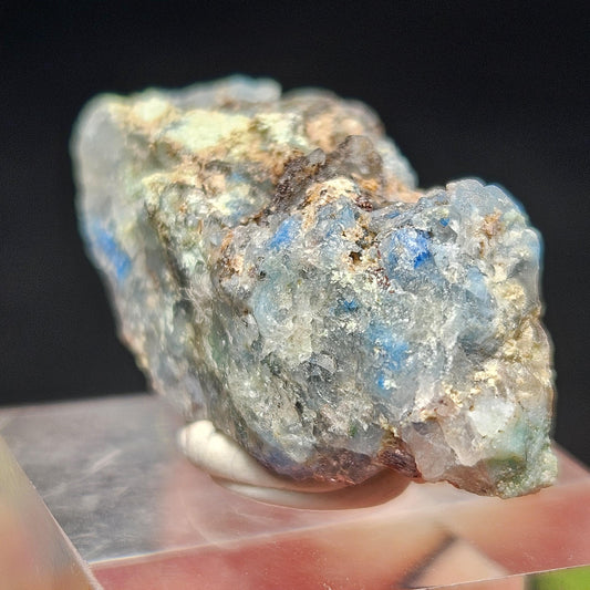 Papagoite Quartz Crystal 5.93g, Raw Stone Cluster from South Africa