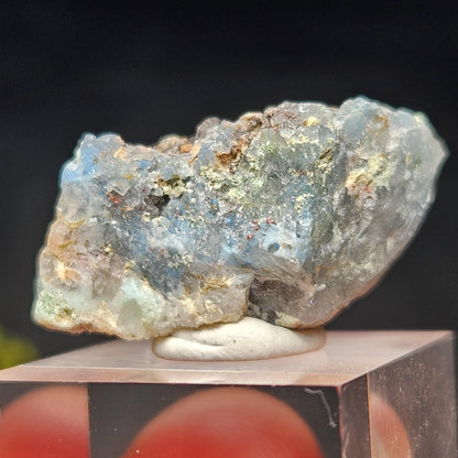 Papagoite Quartz Crystal 5.93g, Raw Stone Cluster from South Africa