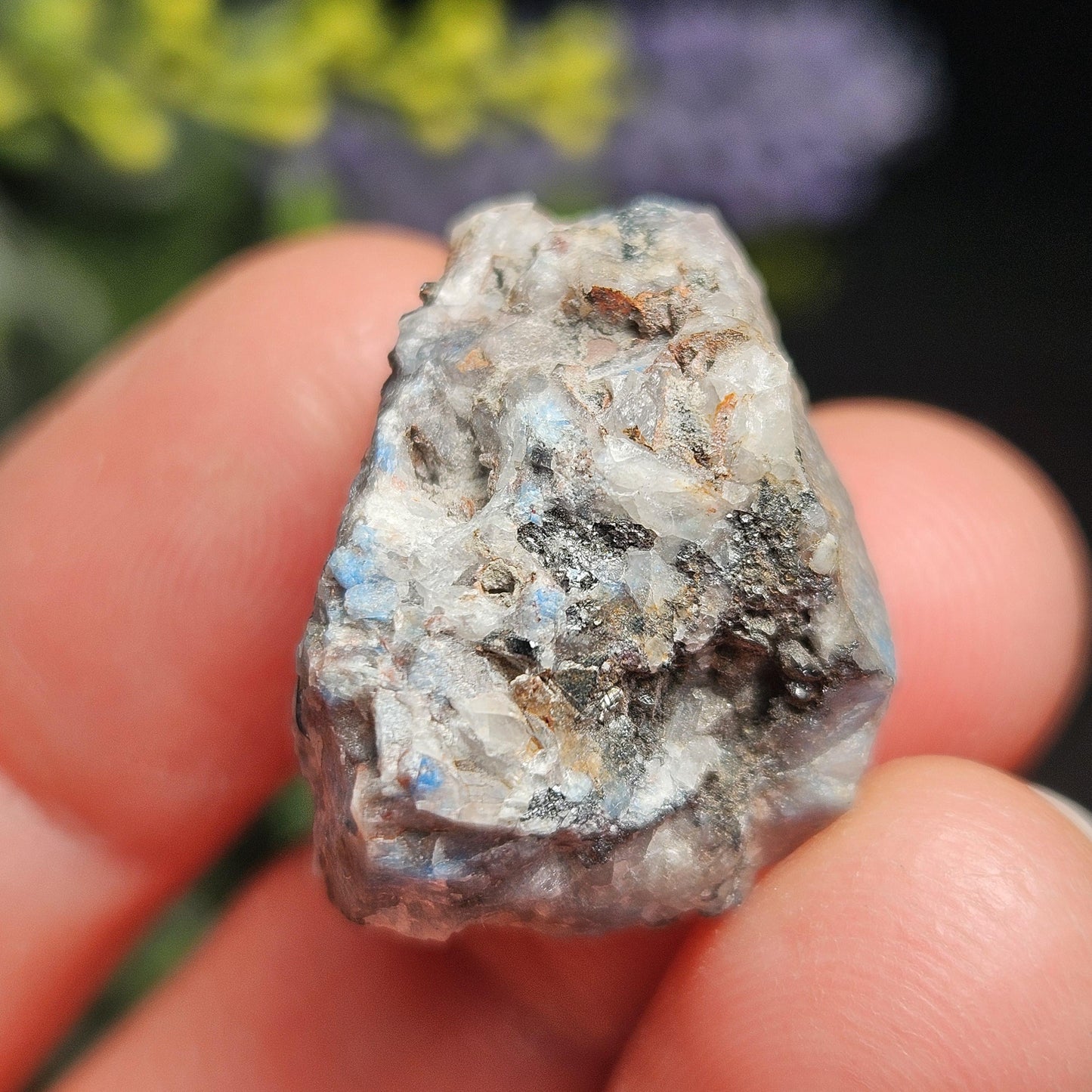 Papagoite Quartz Crystal 8.0g, Raw Stone Cluster from South Africa