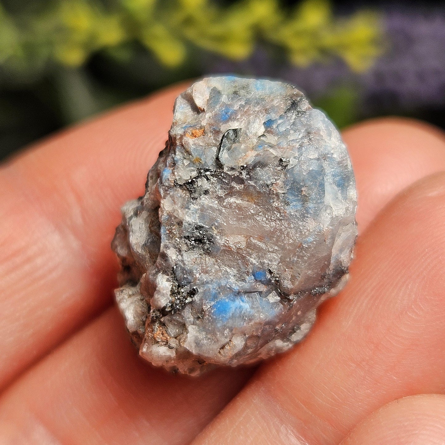 Papagoite Quartz Crystal 8.0g, Raw Stone Cluster from South Africa
