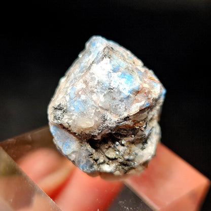 Papagoite Quartz Crystal 8.0g, Raw Stone Cluster from South Africa