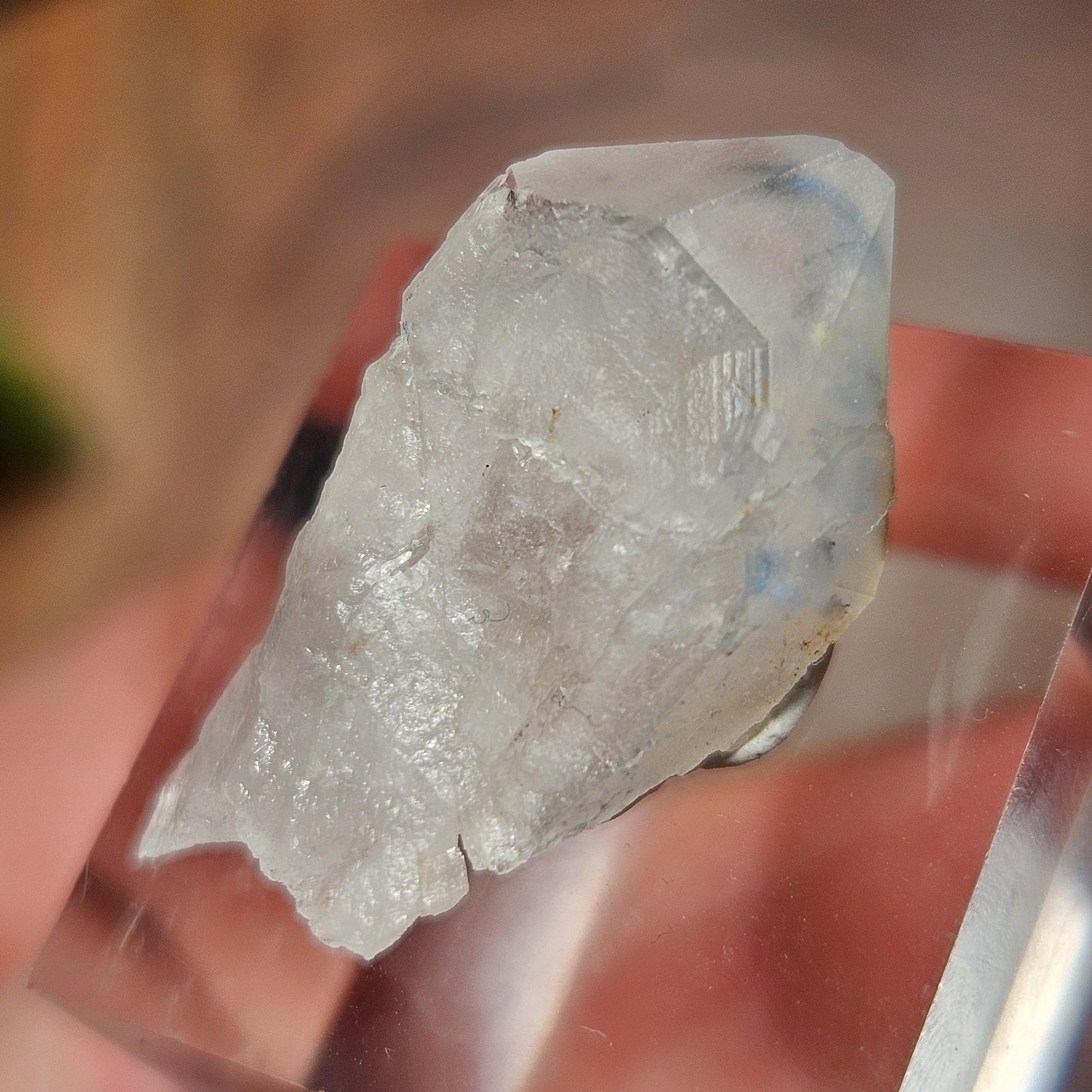 Papagoite Quartz Crystal 2.6g, Raw Terminated Stone from South Africa