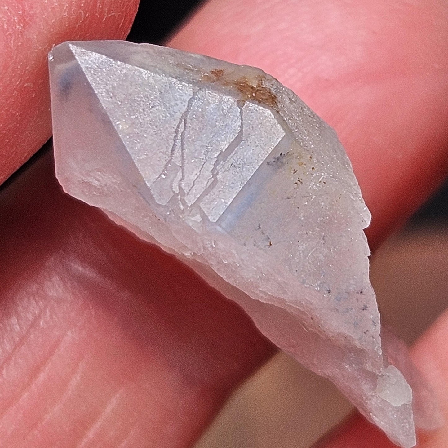 Papagoite Quartz Crystal 2.6g, Raw Terminated Stone from South Africa
