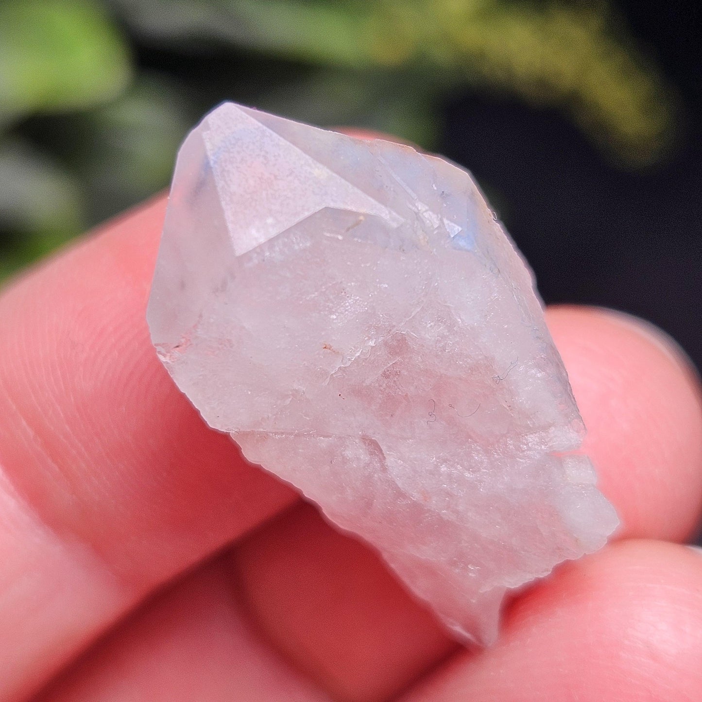 Papagoite Quartz Crystal 2.6g, Raw Terminated Stone from South Africa