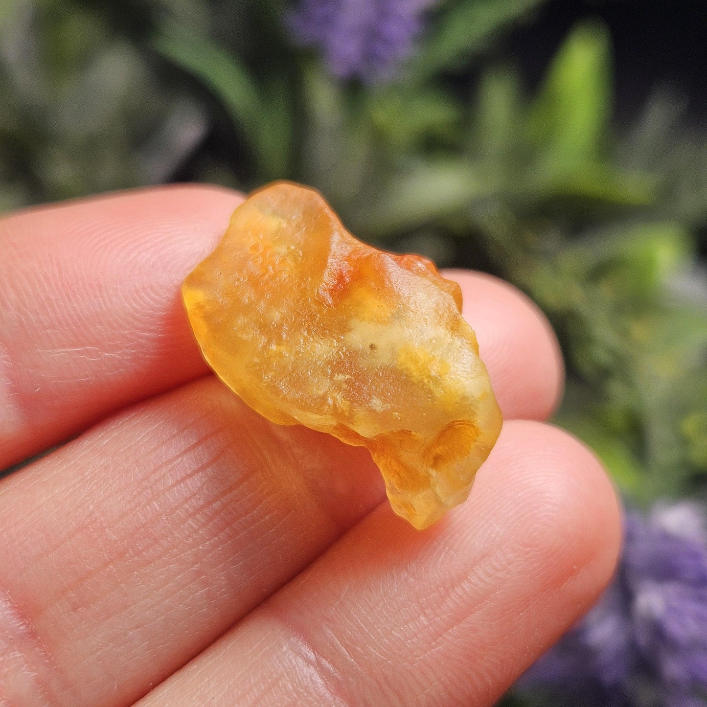 Raw Amber Stone Specimen, Amber Crystal from Colombia