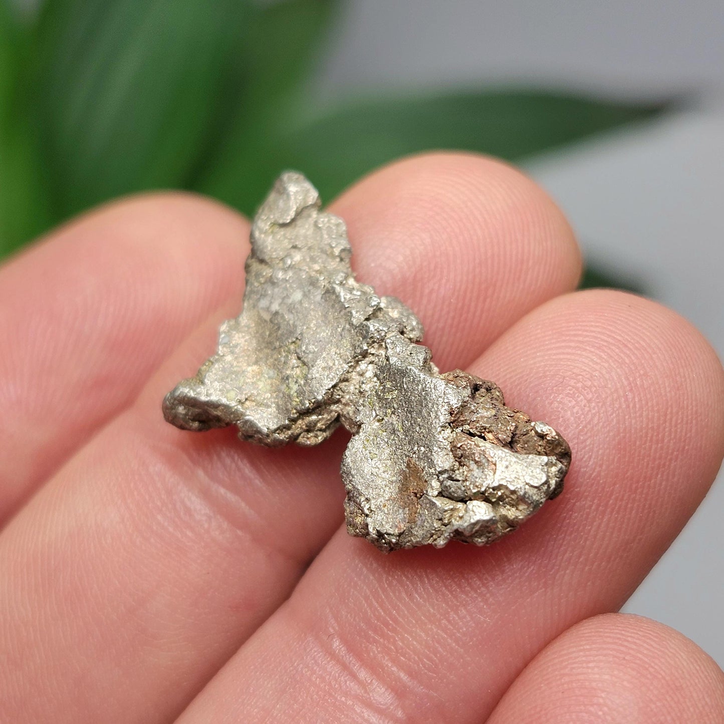 Native Silver Nugget 4.2g, Michigan "Halfbreed" Native Silver & Copper Ore