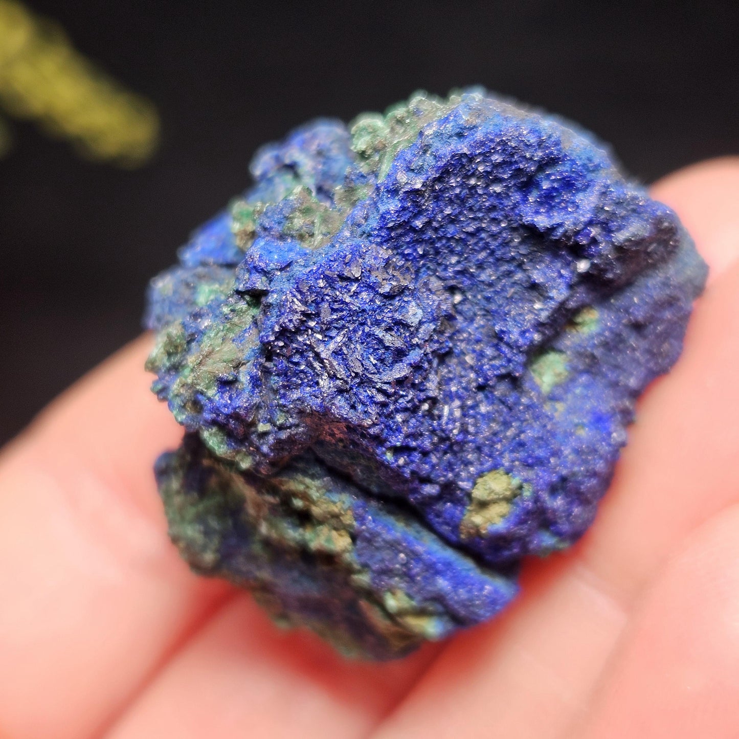 Azurite & Malachite Crystal Cluster, Vibrant Raw Specimen from Anhui, China