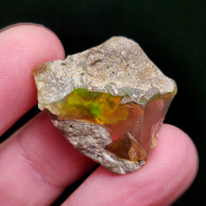 Raw Opal Specimen 5.58g, Welo Opal Crystal from Ethiopia