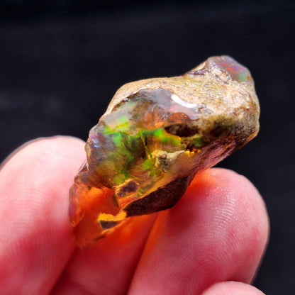 Raw Ethiopian Opal Specimen 7.8g, Welo Opal Crystal