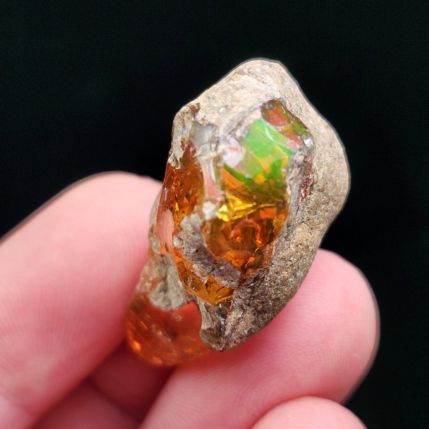 Raw Ethiopian Opal Specimen 7.8g, Welo Opal Crystal