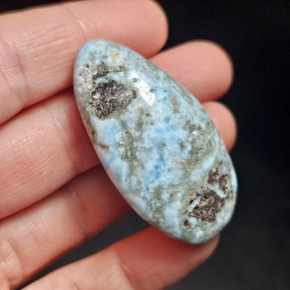 Larimar Tumbled Stone, 1