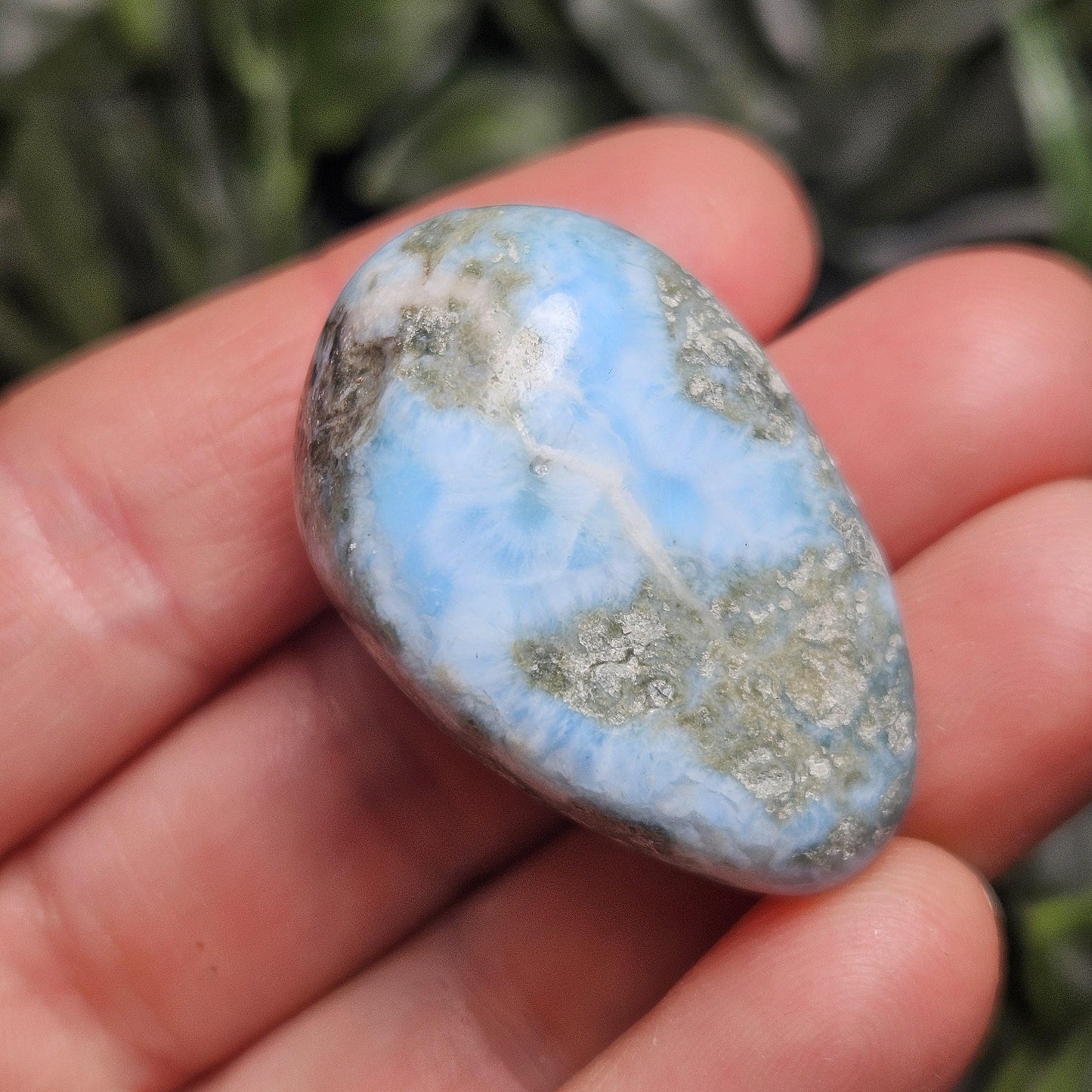 Larimar Tumbled Stone, 1