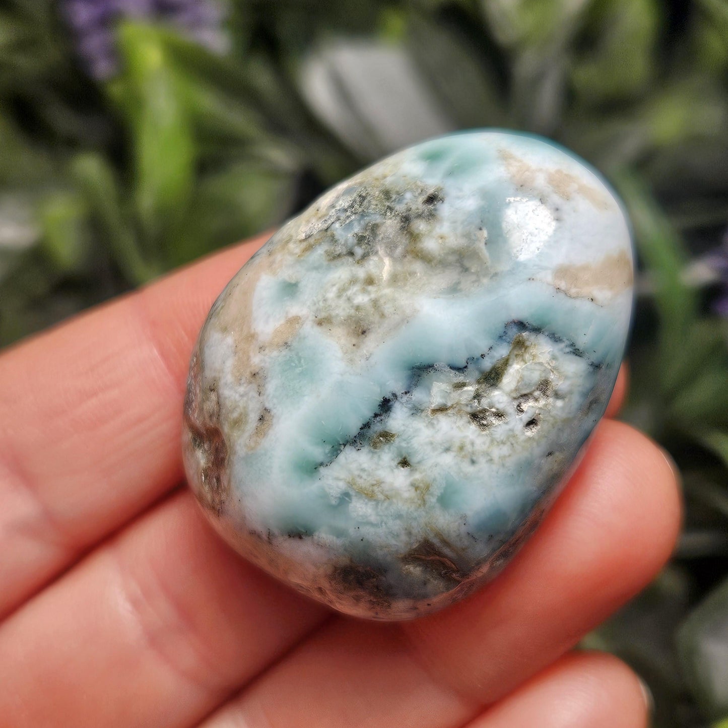 Larimar Tumbled Stone, 1