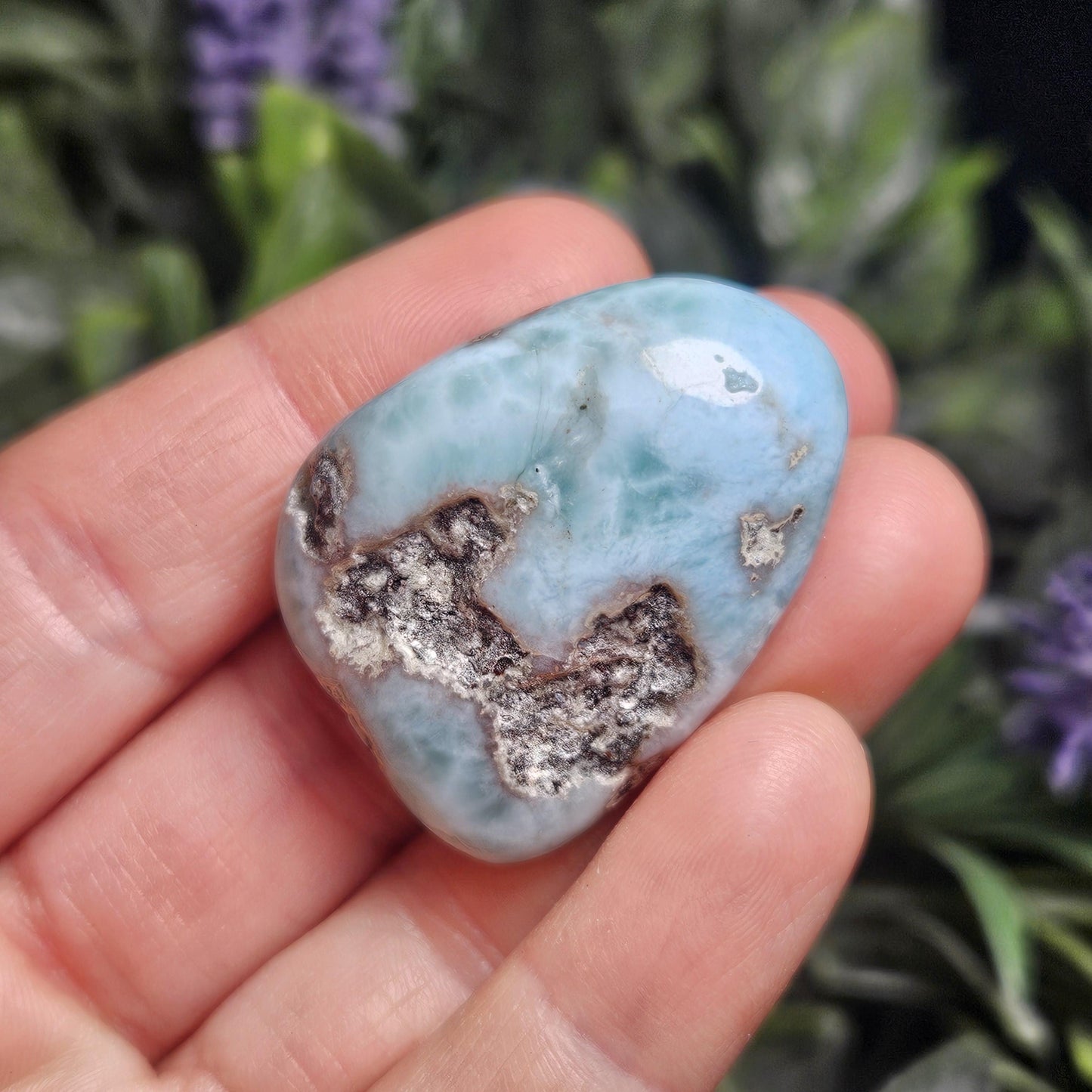Larimar Tumbled Stone, 1