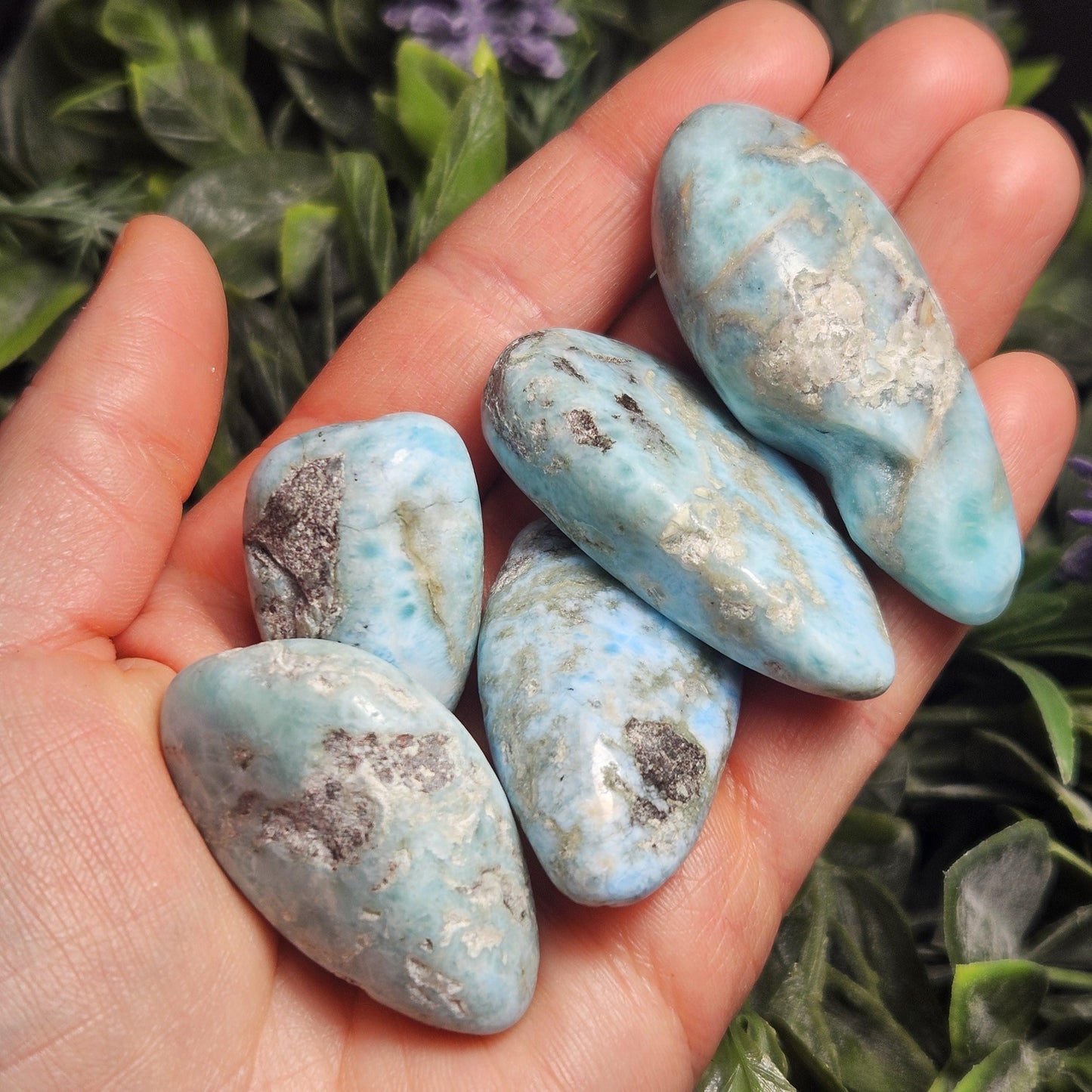 Larimar Tumbled Stone, 1