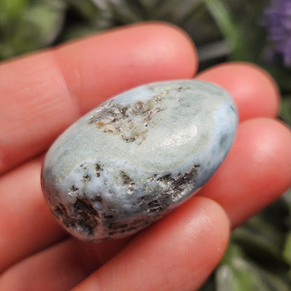 Polished Larimar Tumbled Stone, 1
