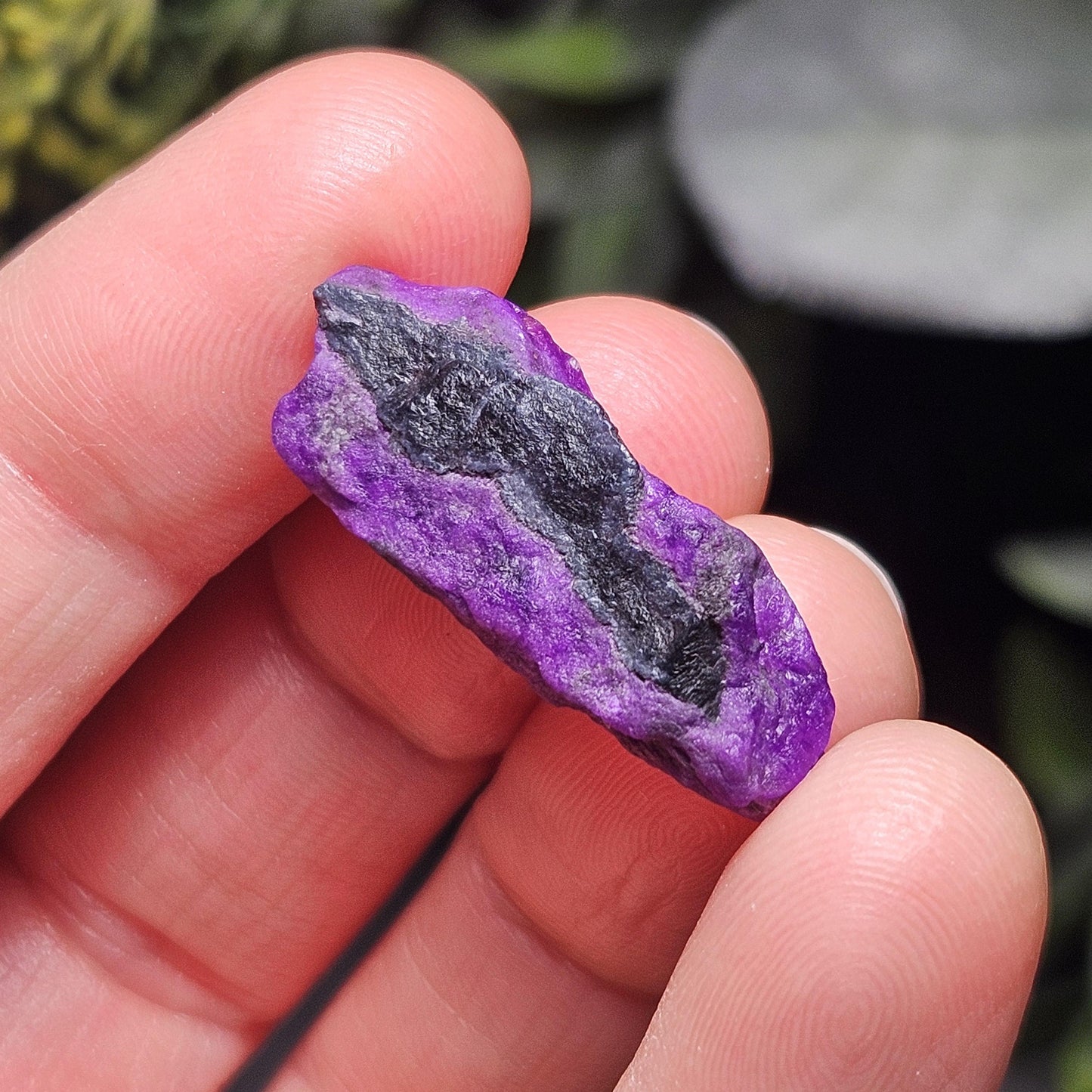 Gel Sugilite Crystal 3.3g, Raw South African Sugilite Stone Specimen