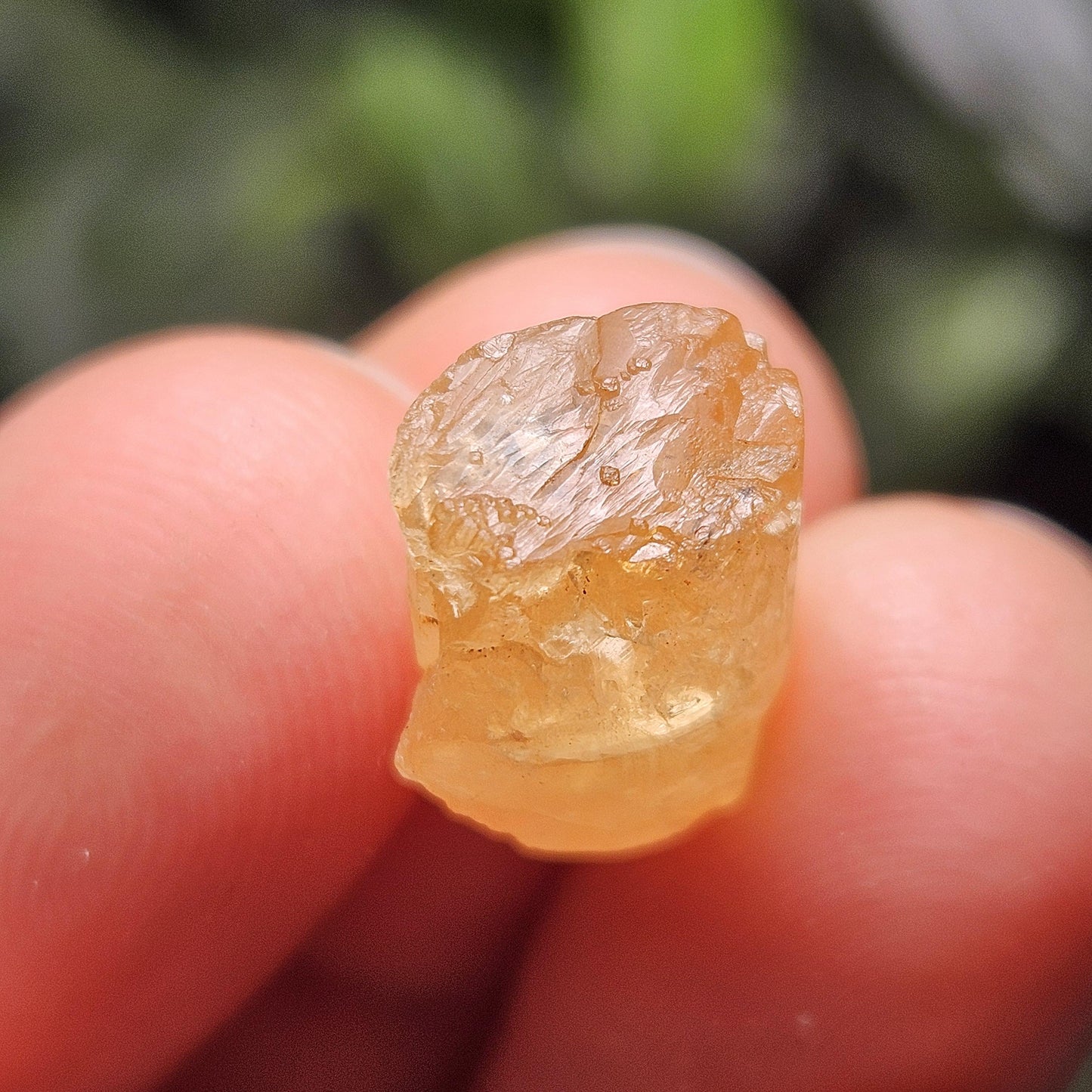 Etched Golden Topaz Crystal 2