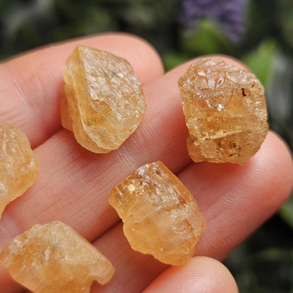 Etched Golden Topaz Crystal 2