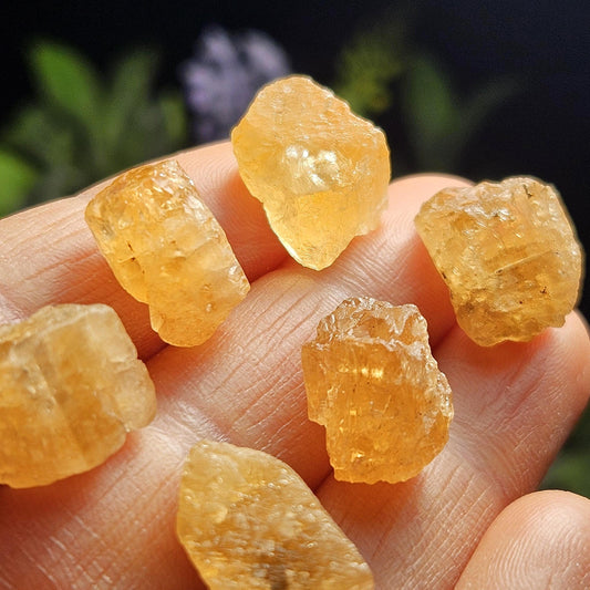 Etched Golden Topaz Crystal 2