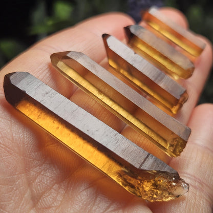 Natural Congo Citrine Crystal, Raw Smoky Citrine Quartz